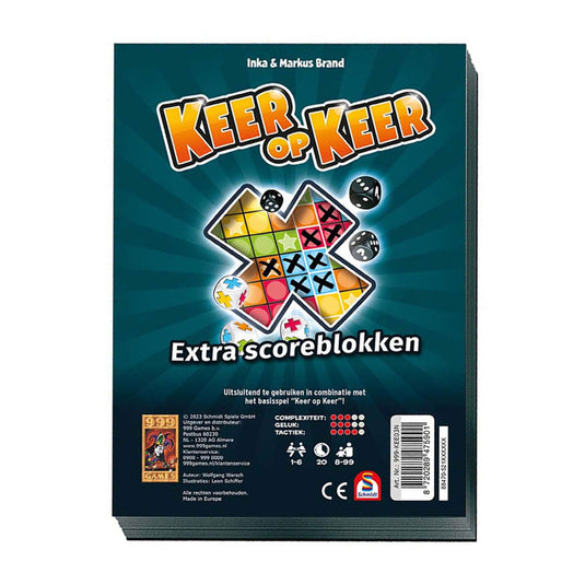 999games 999 games keer op keer scoreblok level 1, 2st.