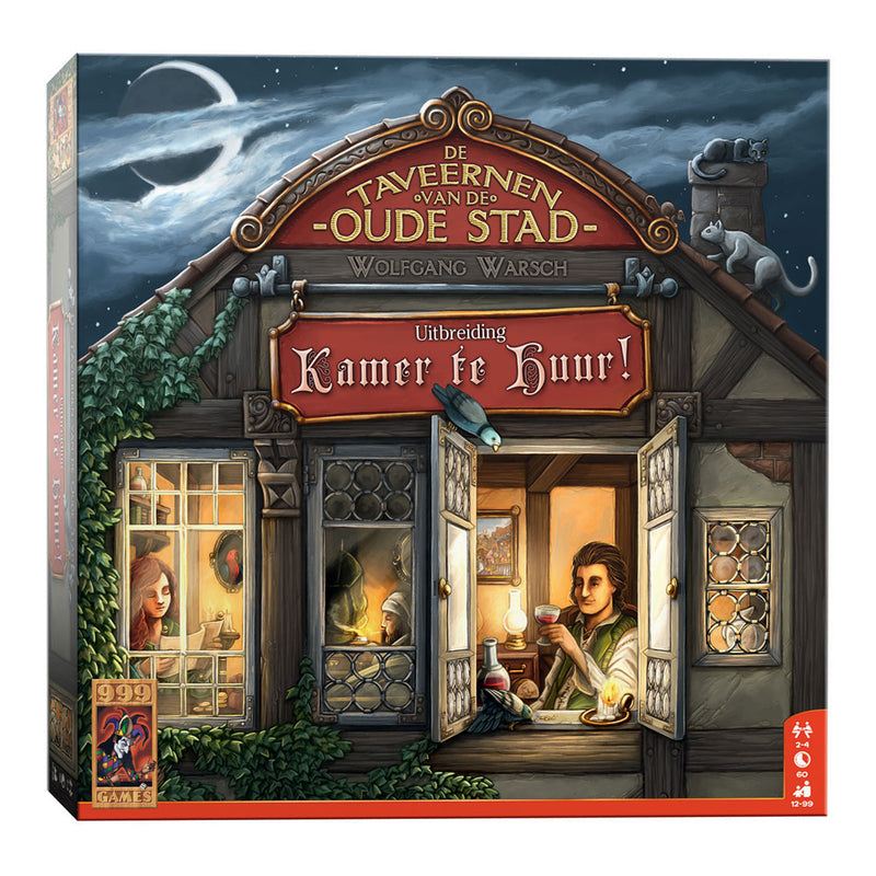 Load image into Gallery viewer, 999games 999 games de taveernen van de oude stad uitbreiding: kamer te huur! bordspel
