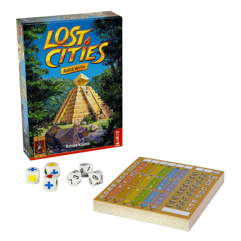 Load image into Gallery viewer, 999games 999 games lost cities: roll write dobbelspel
