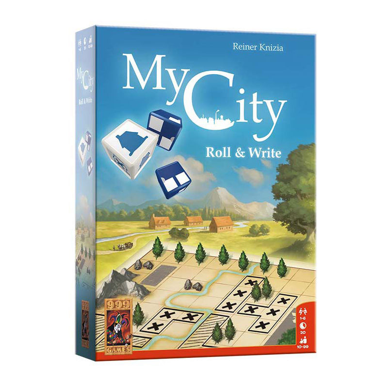 Load image into Gallery viewer, 999games 999 games my city roll write dobbelspel
