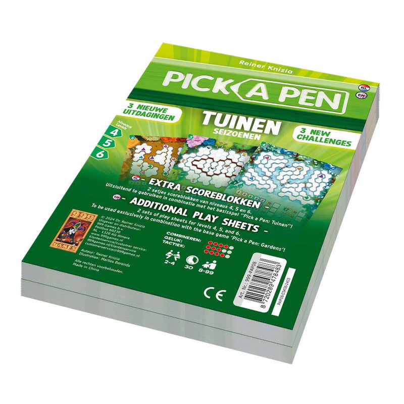 Load image into Gallery viewer, 999games 999 games pick a pen tuinen: seizoenen level 4,5,6 scoreblokken, 2st.
