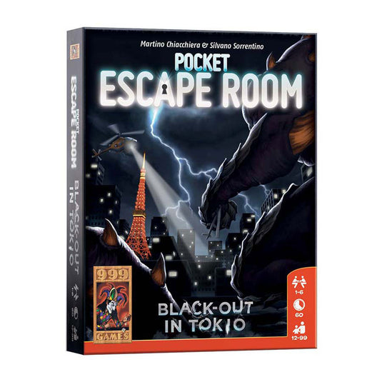 999games 999 games pocket escape room: black-out in tokio kaartspel