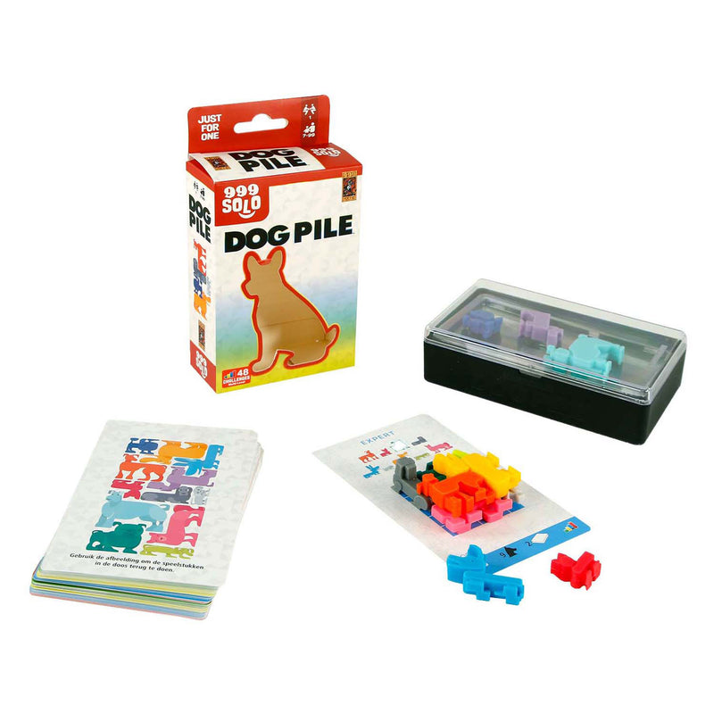 Load image into Gallery viewer, 999games 999 games dog pile denkspel (nederlands, 1 speler, vanaf 7 jaar, 48 opdrachten)
