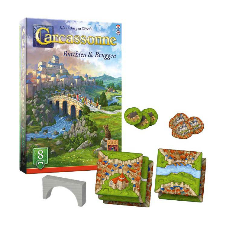 Load image into Gallery viewer, 999games 999 games carcassonne burchten bruggen uitbreiding
