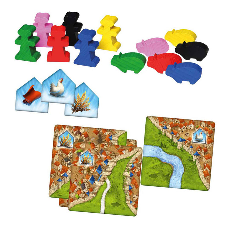 Chargez l'image dans la visionneuse de la galerie, 999games 999 games carcassonne kooplieden bouwmeesters uitbreiding
