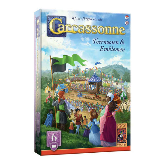 999games 999 games carcassonne toernooien emblemen uitbreiding