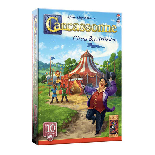 999games 999 games carcassonne circus artiesten uitbreiding
