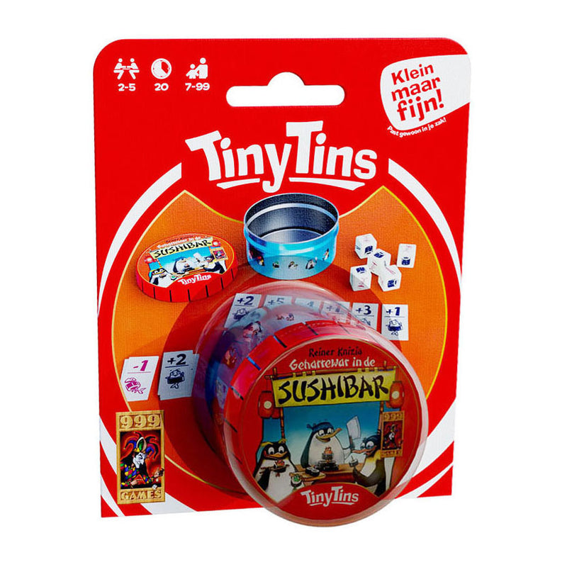 Chargez l'image dans la visionneuse de la galerie, 999games 999 games tiny tins geharrewar in de sushibar - dobbelspel
