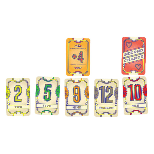 Asmodee flip 7 kaartspel (engelse versie)