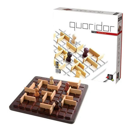 999games gigamic - quoridor mini - abstract strategisch spel - nl gb fr de es it