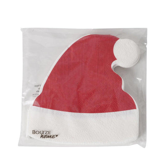 Boltze home servetten kerstmuts 12-dlg.