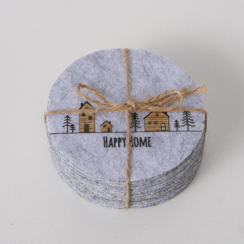 Load image into Gallery viewer, Boltze home onderzetterset homewood vilt 6 stuks
