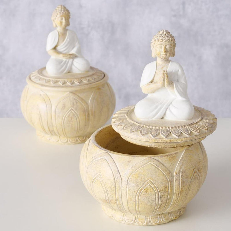 Load image into Gallery viewer, Boltze home voorraadpot boeddah h14 2 assorti
