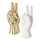 Boltze home beeld hand h19cm goud of wit