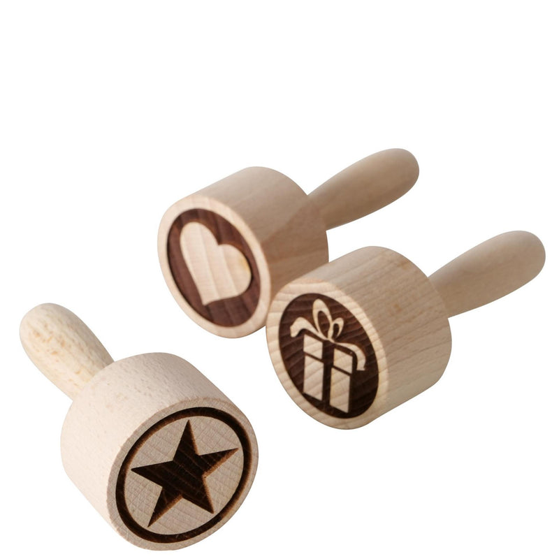 Load image into Gallery viewer, Boltze home koekstempel met kerstafbeelding set a 3
