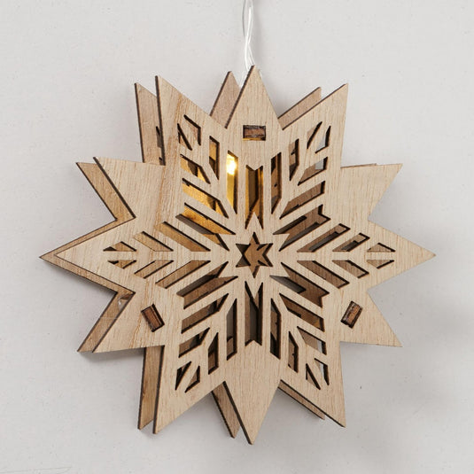 Boltze home lichtketting led met 10 houten sterren