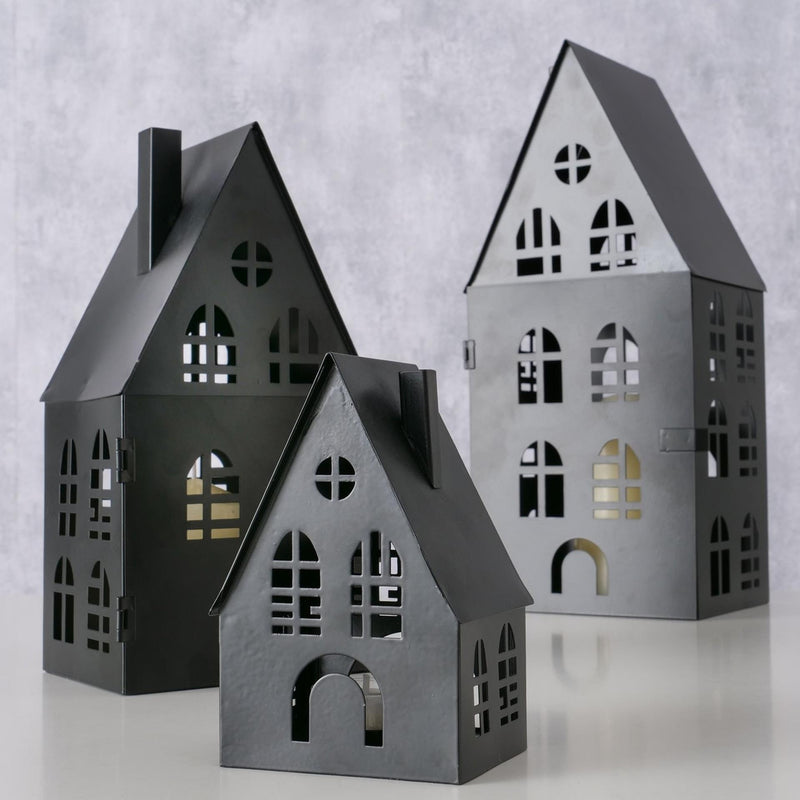 Load image into Gallery viewer, Boltze home lantaarnset huis 3-delig
