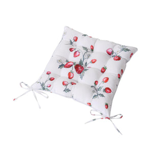 Boltze home zitkussen aardbei 'emily' polyester 40x40x7cm