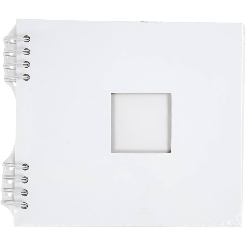 Load image into Gallery viewer, Https: www.cchobby.nl spiraal-gebonden-scrapbook-afm-20x20-cm-250-gr-wit-1-stuk
