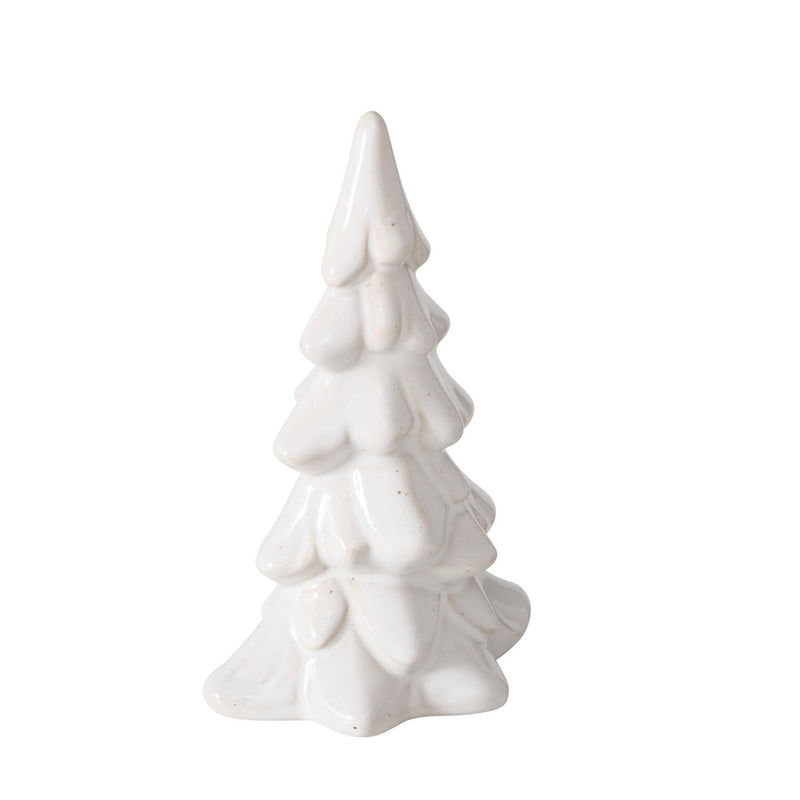 Afbeelding laden in galerijviewer, Boltze home deco kerstboom cristo steen h14,5cm wit
