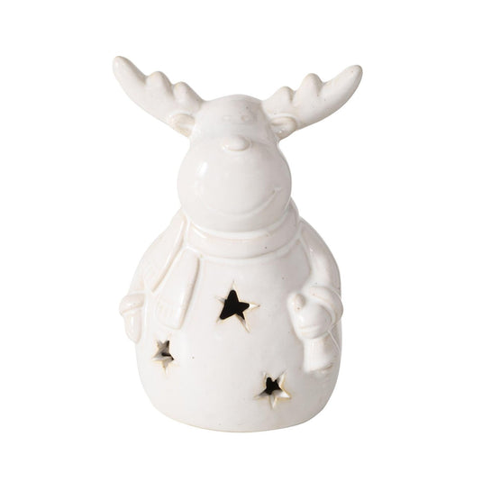 Boltze home hertfiguur cristo steen met led h13cm wit (excl. 3x lr44 btterij)