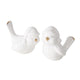 Boltze home vogel ville dolomiet h9cm wit