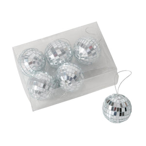 Boltze home kerstbal disco 6-delig glas dia.5cm
