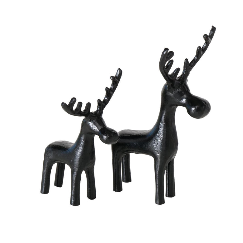 Load image into Gallery viewer, Boltze home figuur eland zwart 2-delig
