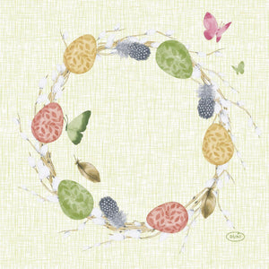 Duni servetten joyful spring 33x33cm