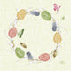 Duni servetten joyful spring 33x33cm