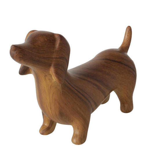 Boltze home beeld hond teckel h13,5cm