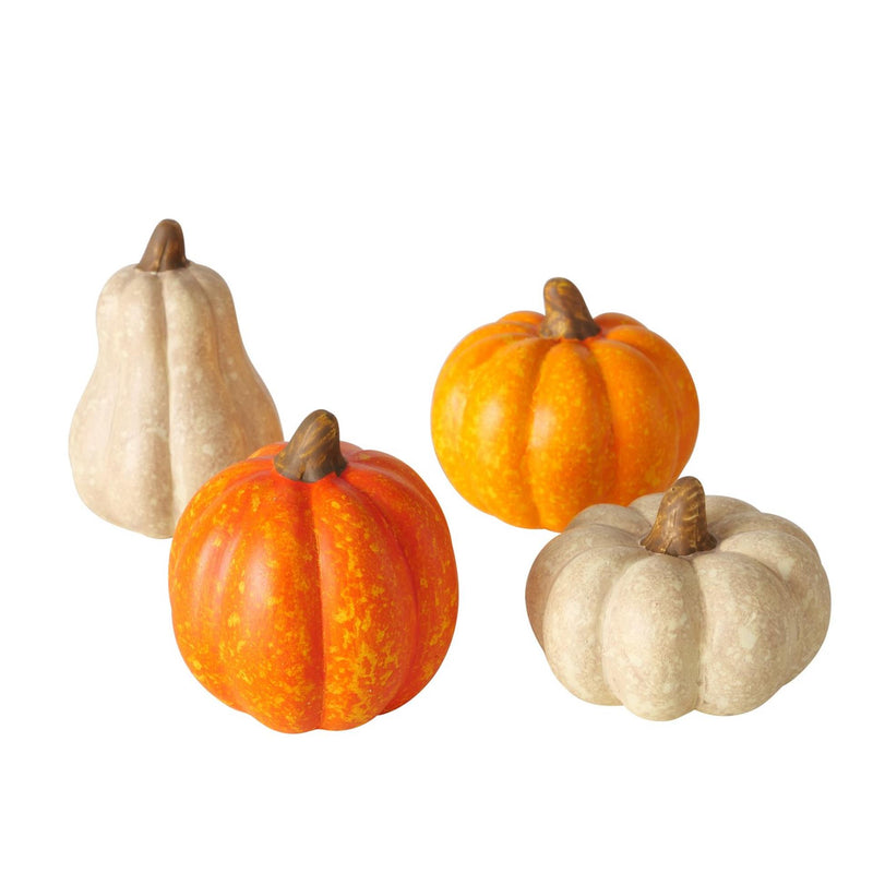 Load image into Gallery viewer, Boltze home decoratieset pompoen 4-dlg. h6,5cm
