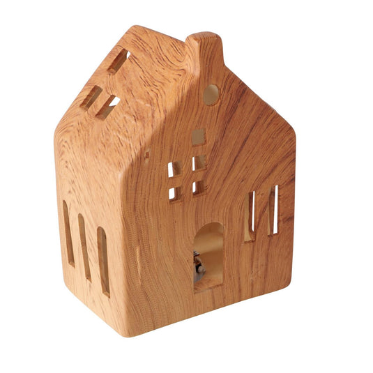 Boltze home deco huisje hygga porselein led h14cm