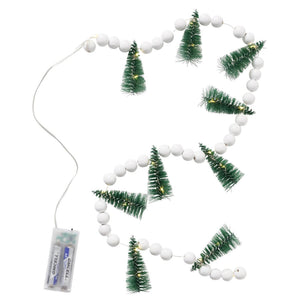 Boltze home strengverlichting kerstbomen tarvo op batterij met timer l130cm