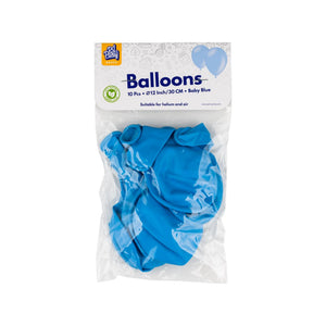Paperdreams ballonnen 10 pcs - baby blauw latex