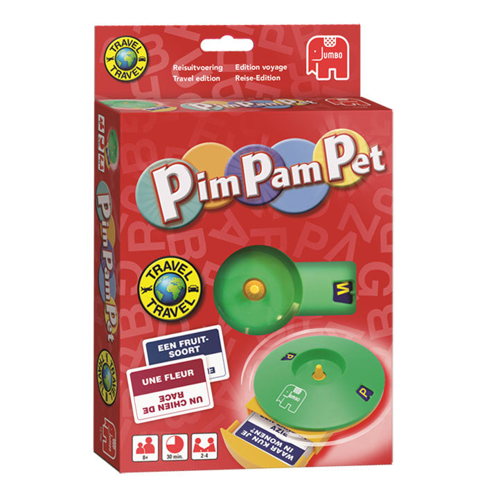 Load image into Gallery viewer, Jumbo pim pam pet reiseditie kinderspel

