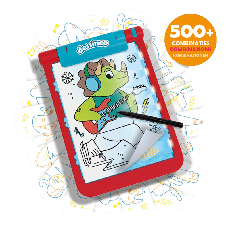 Load image into Gallery viewer, Jumbo Dessineo Characters Stap voor Stap Tekenbord
