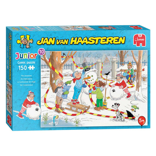 Jan van haasteren legpuzzel junior - snowman, 150st.