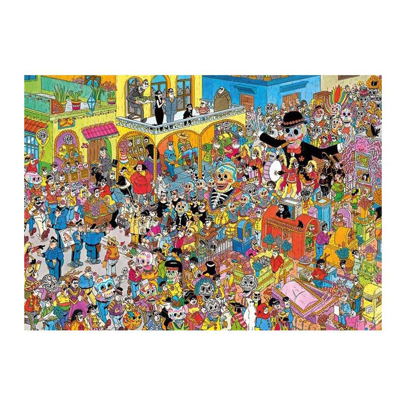 Load image into Gallery viewer, Jan van haasteren legpuzzel - dia de los muertos, 1000st.

