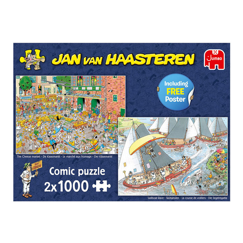 Load image into Gallery viewer, Jan van haasteren legpuzzel - hollandse tradities, 2x1000st.
