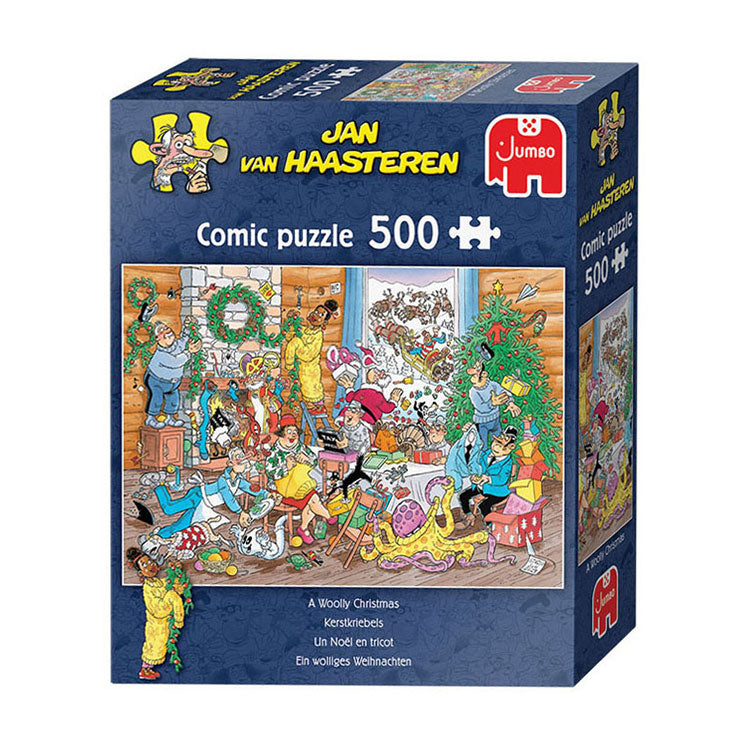 Load image into Gallery viewer, Jan van Haasteren Legpuzzel Kerstkriebels, 500st.
