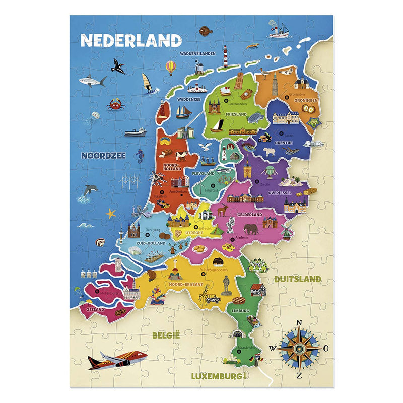 Chargez l'image dans la visionneuse de la galerie, Jumbo - ik leer - kaart van nederland - educatief spel - vanaf 6 jaar
