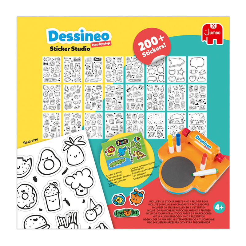 Afbeelding laden in galerijviewer, Jumbo dessineo sticker studio
