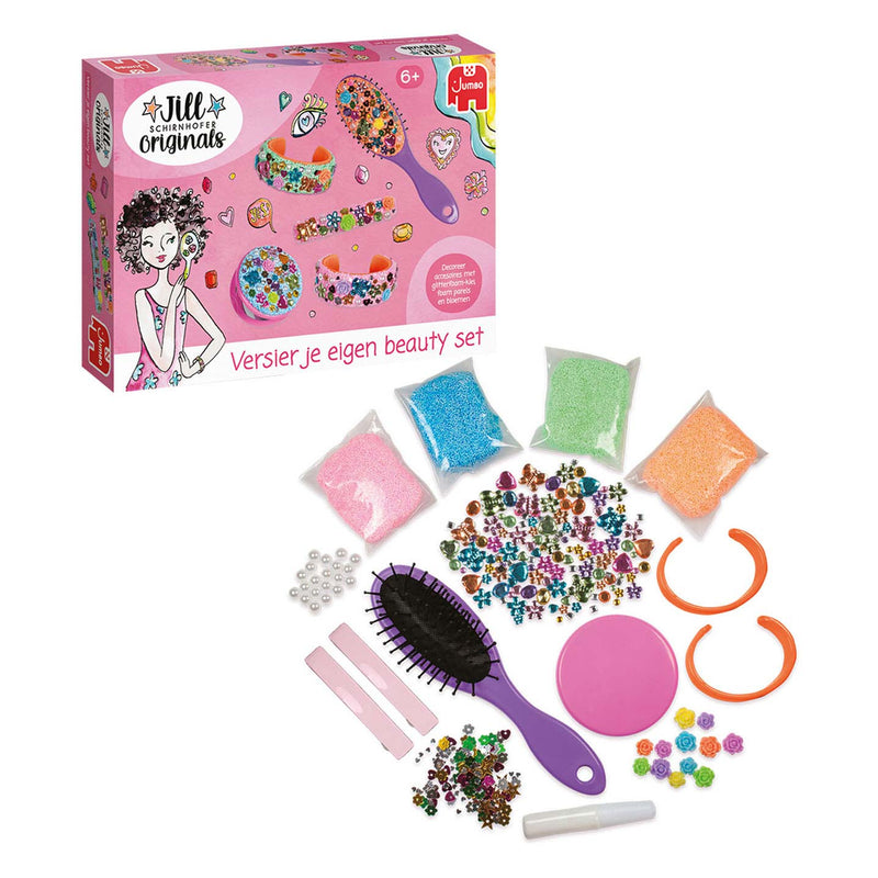 Chargez l'image dans la visionneuse de la galerie, Jumbo - jill schirnhofer - versier je eigen beauty set - knutselset - knutselpakket 6 jaar

