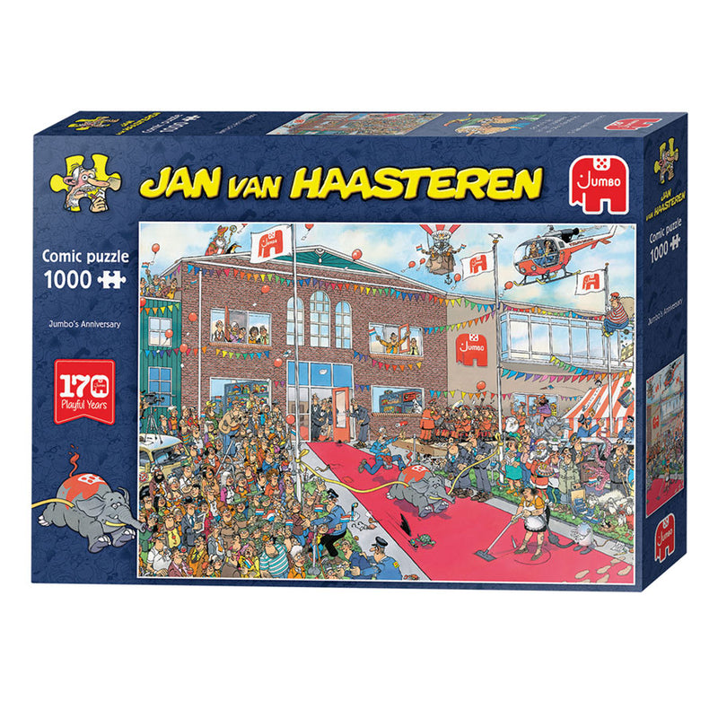 Load image into Gallery viewer, Jan van Haasteren Legpuzzel 170 Jaar Jumbileum, 1000st.
