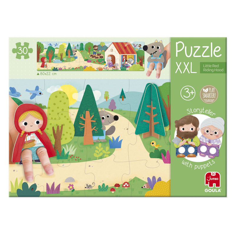 Afbeelding laden in galerijviewer, Diset jumbo goula legpuzzel xxl roodkapje, 30st.
