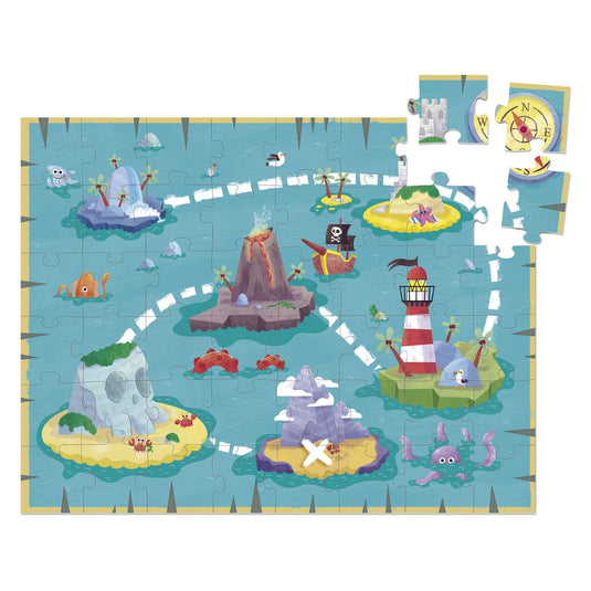Jumbo goula legpuzzel xxl piraten, 48st.