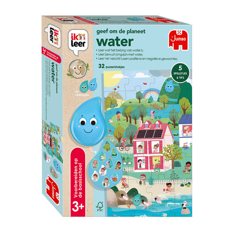 Load image into Gallery viewer, Jumbo ik leer - geef om de planeet - water - educatief spel
