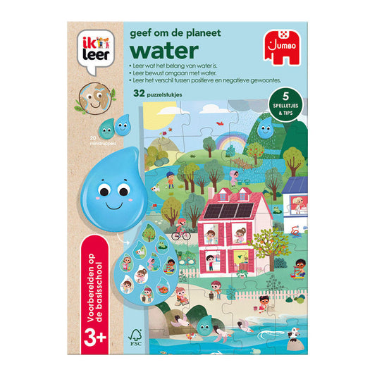 Jumbo ik leer - geef om de planeet - water - educatief spel