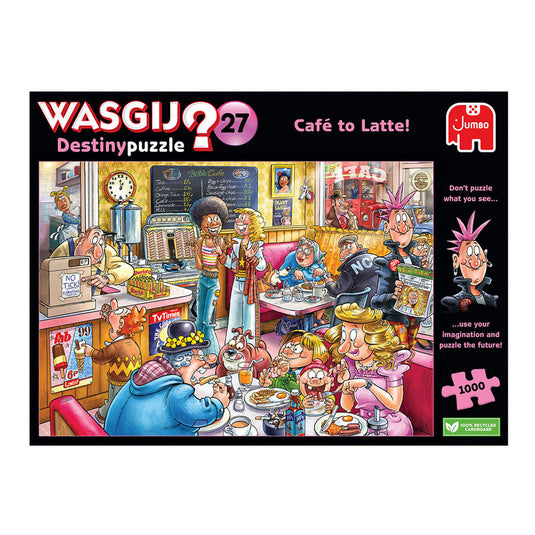 Jumbo wasgij destiny 27 legpuzzel de koffieshop!, 1000st.